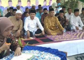 Desa Pinang Sebatang Timur Gelar Tradisi Acara Potang Belimau