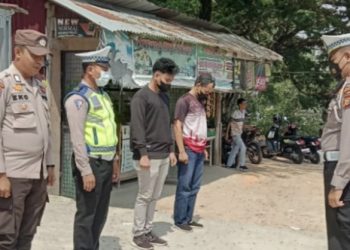 Polsek Tualang Gelar Pengamanan Mandi Balimau Desa Pinang Sebatang 