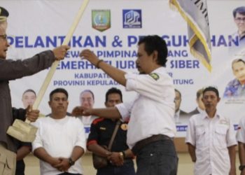 Ini Penegasan Ketum dan Bupati Saat Pelantikan DPC PJS Beltim 