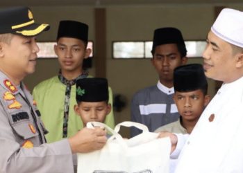 Polres Siak Serahkan Bantuan Kemanusiaan Untuk Negeri Di Panti Asuhan As Sidiqiyah