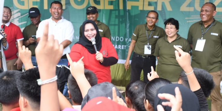 Bupati Kasmasrni Silaturahmi Langsung Seluruh Karyawan PT BMS