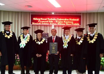 Bagus Santoso Wakil Bupati Bengkalis Berhasil Raih gelar Akademik Doktor