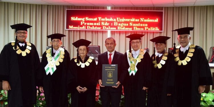 Bagus Santoso Wakil Bupati Bengkalis Berhasil Raih gelar Akademik Doktor