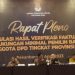 Rapat Pleno KPU Riau, Tujuh Bacalon DPD RI Tak Lulus Verifikasi Faktual