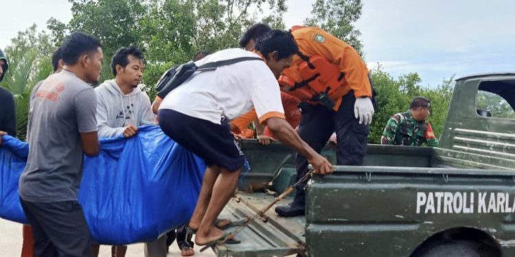 Pencarian Korban Tenggelam Hari ke 3, Telah Ditemukan di Perairan Ketam Putih