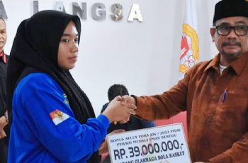 Atlit Pekan Olahraga Aceh (PORA) Dapat Bonus Dari Pemerintah Kota Langsa