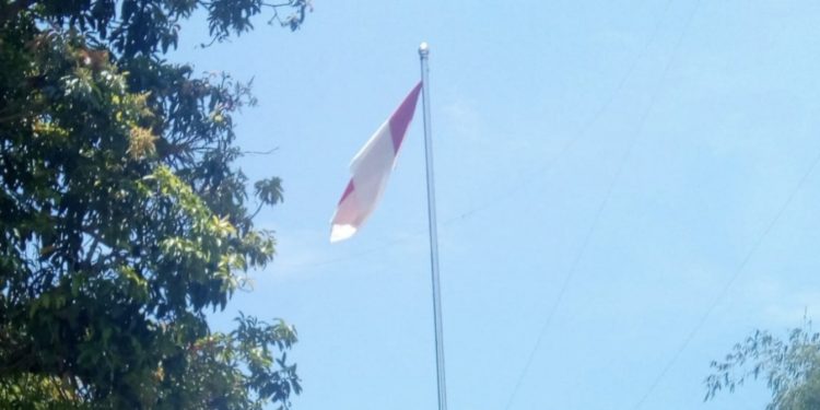 Bendera Marah Putih Di Kantor Geuchik Putus Tali Dan Tidak Standar Dipakai 