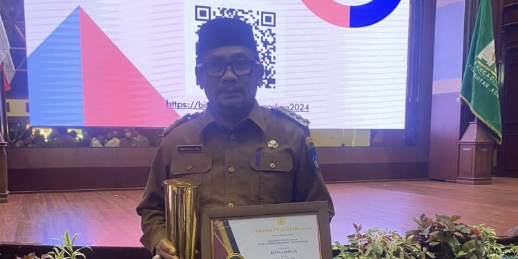 Pemko Langsa Terima Anugrah Prof A Majid Ibrahim Kategori Perencanaan ke IX 2023