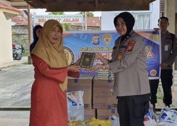 Tim Jumpe Romansa Polda Riau Salurkan Bantuan Ke Panti Sosial Pasca Lebaran