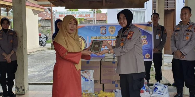 Tim Jumpe Romansa Polda Riau Salurkan Bantuan Ke Panti Sosial Pasca Lebaran