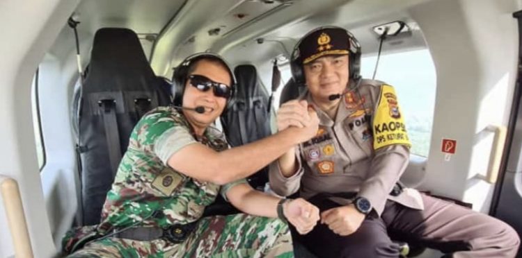 Kapolda Riau dan Danrem 031 Cek Lokasi Kapal Terbalik di Inhil 