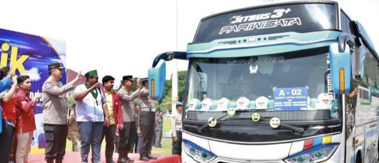 Mudik Kebangsaan Cipayung Plus Riau Bersama Polda Riau