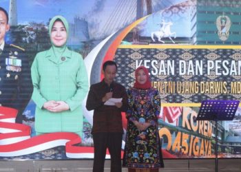 Pisah Sambut Danrem 045/Gaya Dihadiri Forkopimda 