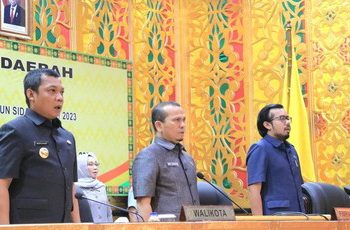 Rapat Paripurna LKPj di Pimpin langsung Ketua DPRD Pekanbaru Muhammad Sabarudi ST