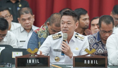 Agenda Musrenbang RKPD Riau 2024, Bupati Rohil Minta Perbaikan Infrastruktur Jalan