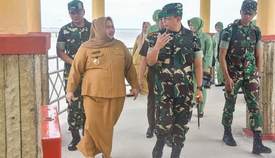 Danrem 031 Brigjen TNI Dany Rakca, Kunker ke Bengkalis, Bupati Kasmarni Sambut Kedatangan