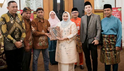 Bupati Kasmarni Terima Pengurus Paguyuban Pujakesuma di Wisma Sri Mahkota