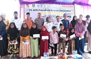 Bupati Bengkalis Resmikan Kantor PT BPR Pekanbaru Madani Kantor Kas Bengkalis