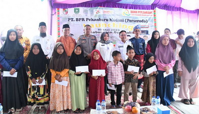 Bupati Bengkalis Resmikan Kantor PT BPR Pekanbaru Madani Kantor Kas Bengkalis