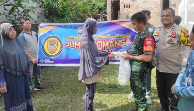 Tim Jumpe Romansa Polda Riau Kembali Salurkan Bansos ke Warga Kurang Mampu