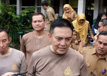 Olah Raga Bersama, Kapolda Riau: Sinergitas 2 Lembaga Merupakan Harga Mati
