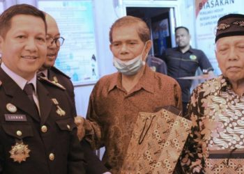 Lapas Bengkalis Gelar Halal Bihalal Sekaligus Pelepasan Purna Tugas 