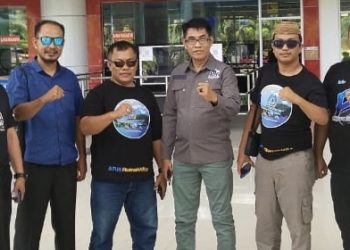 Pengurus DPD PJS Gorontalo Sambut Kedatangan Ketum Mahmud Marhaba 