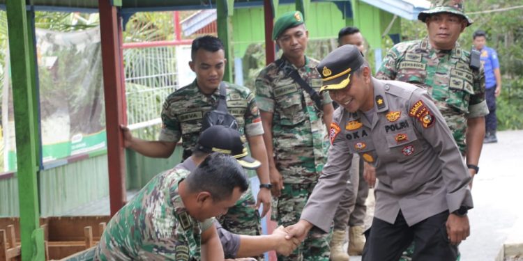 Polres Bengkalis Tanam Mangrove Secara Serentak se Indonesia