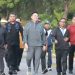 Kapolda Riau Olahraga Pagi Bersama Menkopolhukam RI Dan Rombongan