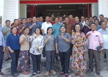 Seluruh Elemen Masyarakat Nias Riau Hadir dan Dukung Panitia Sidang Sinode BNKP ke-61 Tahun 2025 Terbentuk