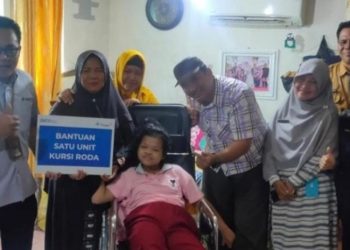 Serahkan Kursi Roda Untuk Disabilitas, Budi Utama:  PT Timah Tak Pernah Absen Berikan Bantuan CSR 
