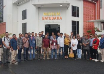 Rombongan PJS Dan Tim Penguji UKW Berkunjung ke Museum PT Bukit Asam