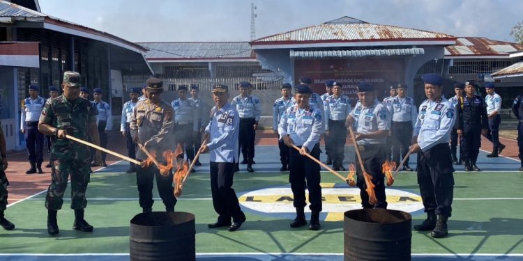 Deklarasi Zero Halinar, Lapas Bengkalis Berantas HP, Pungli dan Narkoba 