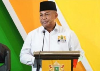 Senyum Mashuri SH Usai Terpilih Jadi Ketua Kadin Provinsi Riau