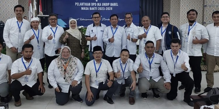 DPD IKA-UNDIP Babel Akan MoU Dengan Gerakan Hijau Biru Untuk Reboisasi