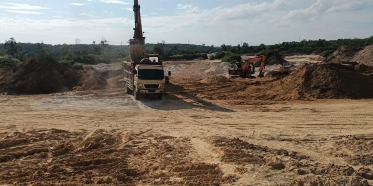 Diduga Usaha Galian C Tanah Timbun Ilegal, Menjamur di Desa Karya Indah