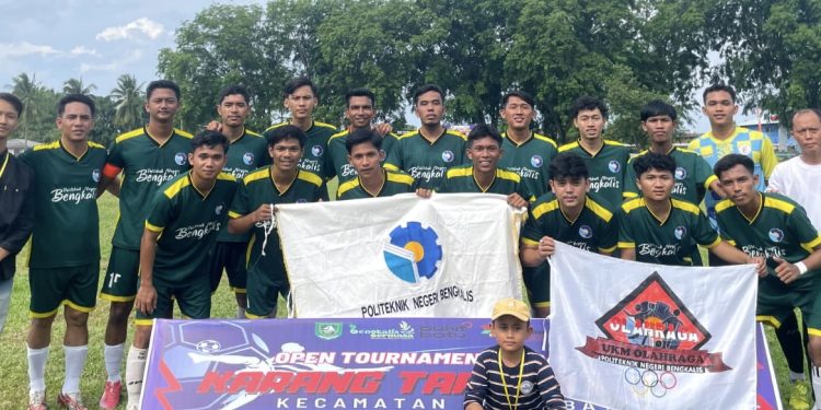UKM Politeknik Negeri Bengkalis Ikut Open Turnament Karang Taruna Cup ll 
