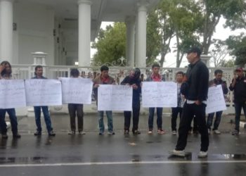 Aksi Solidaritas Pers Bukitinggi Agam Mengecam Pernyataan Walikota 