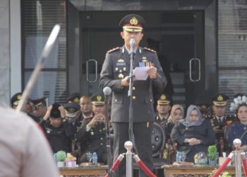 Kapolres Bengkalis Pimpin Upacara HUT Bhayangkara ke 77