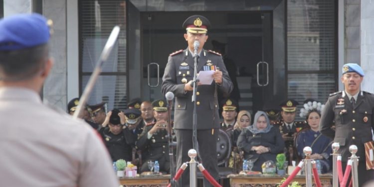 Kapolres Bengkalis Pimpin Upacara HUT Bhayangkara ke 77