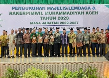 Majelis dan Lembaga PWM Aceh Periode 2022-2027 Dikukuhkan