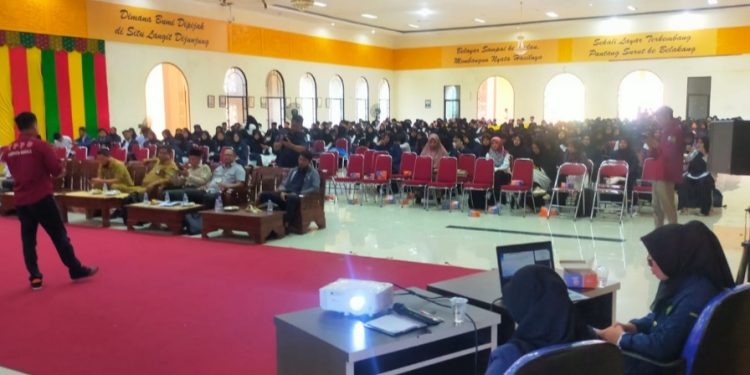 Kalaksa BPBD Bengkalis Beri Materi Penanggulangan Karhutla Ke Mahasiswa KKN STAIN