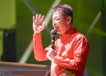 Even Kesenian Bakar Tongkang 2023 Dihadiri Bupati Rohil 
