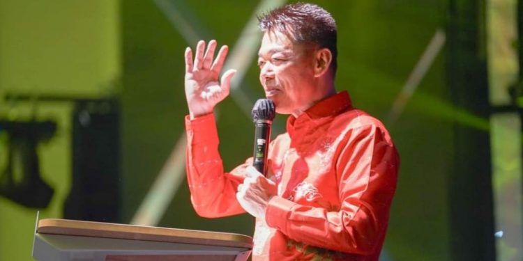 Even Kesenian Bakar Tongkang 2023 Dihadiri Bupati Rohil
