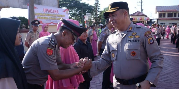Kenaikan Pangkat, Kapolres Langsa: Laksanakan Tugas Sebaik Baiknya