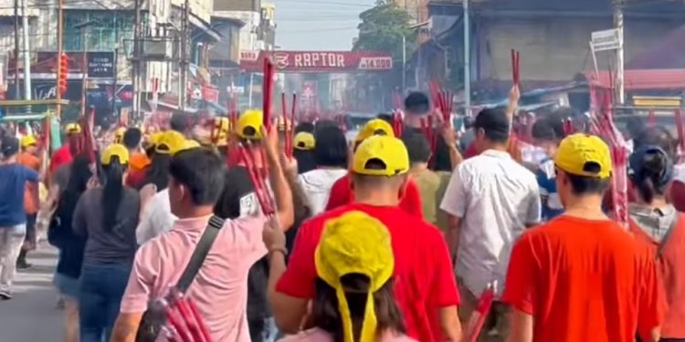Festival Bakar Tongkang di Rohil Disaksikan Ribuan Wisatawan