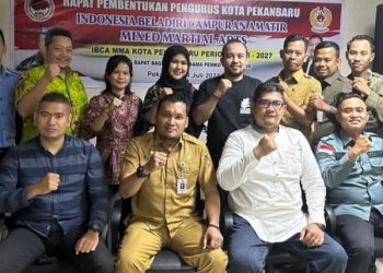 Pengkot IBCA MMA Pekanbaru Dibentuk, Restu Wahyudi Di Daulat Sebagai Ketum