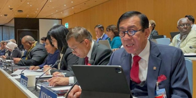 Sidang WIPO ke-64, Menkumham Sampaikan Dukungan Indonesia  Pemajuan Kekayaan Intelektual Global