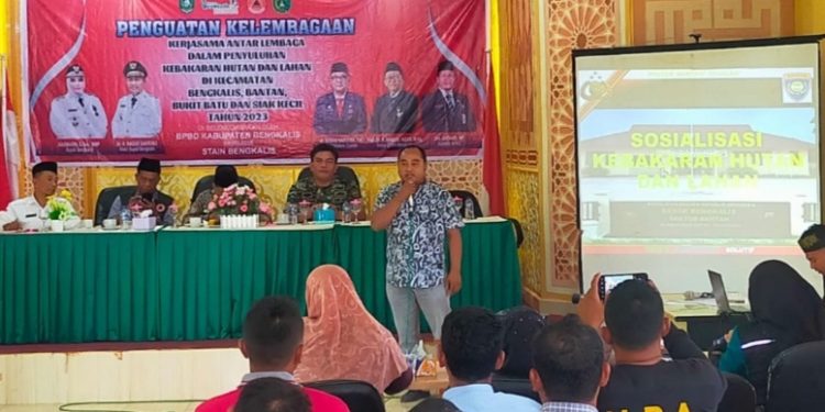 BPBD Bengkalis Berikan Pembekalan Pencegahan Karhutla Ke Mahasiswa KKN