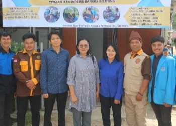 Dosen Universitas Bangka Belitung dan Yayasan Ikan Endemik Berhasil Upayakan Domestikasi